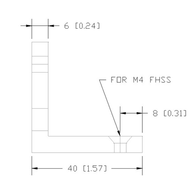 41-001-0 MODULAR SOLUTIONS PROFILE FASTENER<br>HIDDEN PROFILE CONNECTOR M